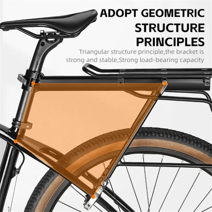 1684Portaequipajes de bicicleta, equipo de ciclismo con reposapiés