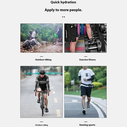 2397Sac banane course à pied et cyclisme 1L avec porte-bouteille