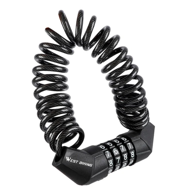 503Antivol de Vélo WEST BIKING - Câble Mini Code