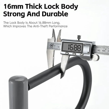 1473Antivol en forme de U de haute sécurité pour vélo de moto avec 2 clés