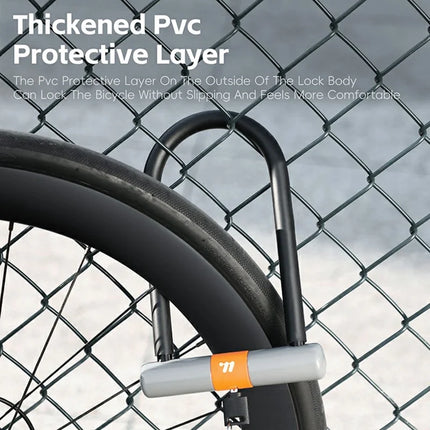 1473Antivol en forme de U de haute sécurité pour vélo de moto avec 2 clés