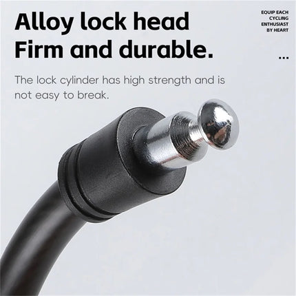 1205Câble en PVC pour vélo antivol épaissi pour VTT