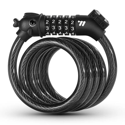 1292Câble antivol pour vélo avec combinaison à 4 chiffres pour vélo de route VTT