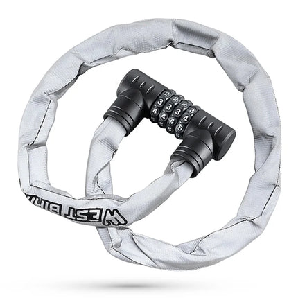 Cadenas de vélo réfléchissant chiffres portable anti-vol