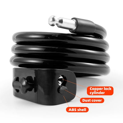 2452 Antirrobo de Bicicleta ROCKBROS RKS515 Enrollable en Acero