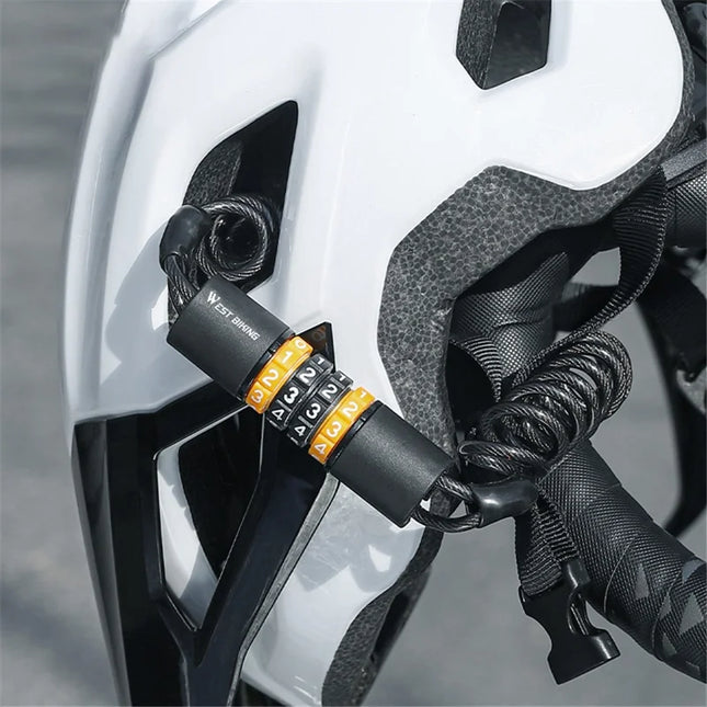 450 Antifurto per casco e bicicletta con codice a 4 cifre - Portatile