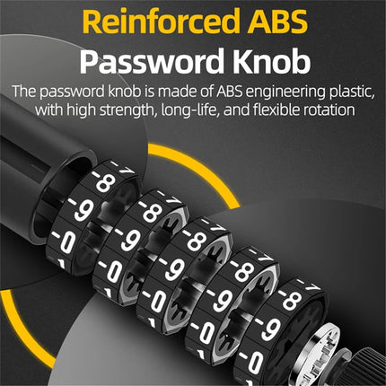 1719 Cabo antirroubo para bicicleta de estrada e BTT com código de acesso