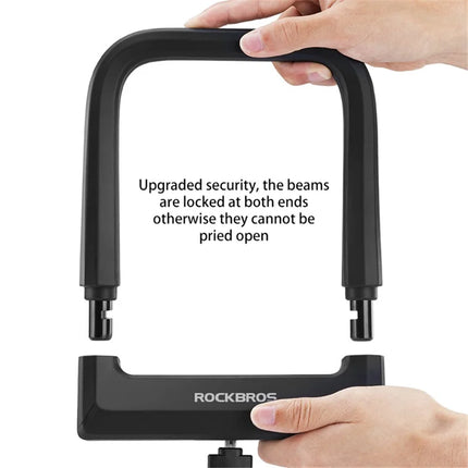 2472Antivol de vélo et moto ROCKBROS Haute Sécurité en Acier Allié