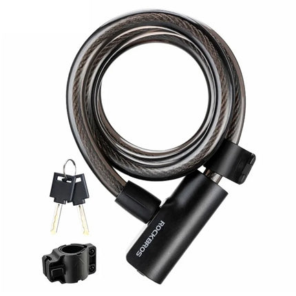 2216 Catena antifurto per bici in acciaio, cavo a spirale