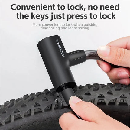 2216 Catena antifurto per bici in acciaio, cavo a spirale