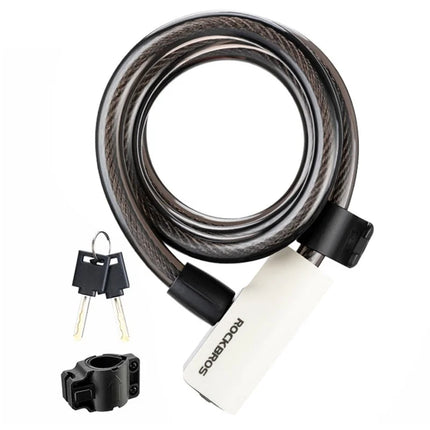 2040 Catene antifurto per biciclette in acciaio, cavo a spirale