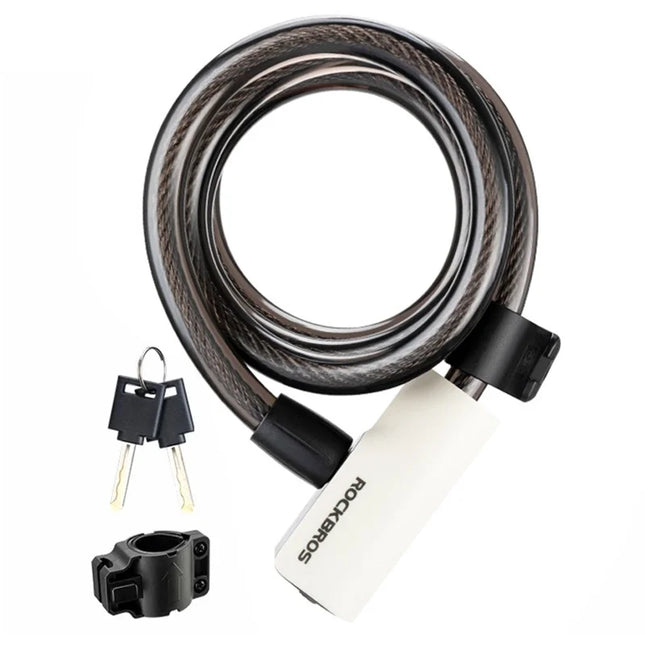 2040 Catene antifurto per biciclette in acciaio, cavo a spirale