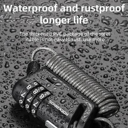 2284Cadenas à câble pour casque de moto, poussette et bagages