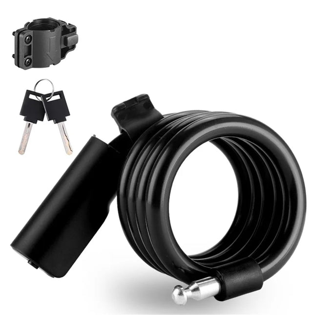 3 Cadenas de vélo anti-vol extensible en acier