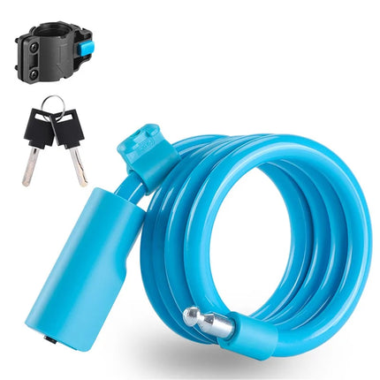 1731 Antirrobo de Bicicleta Cable de Acero Antirrobo Extensible 115cm