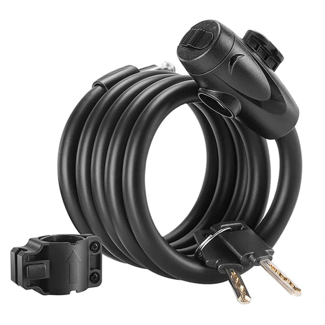 993 Bike Lock 1.5m - Frostproof Steel Cable Retractable