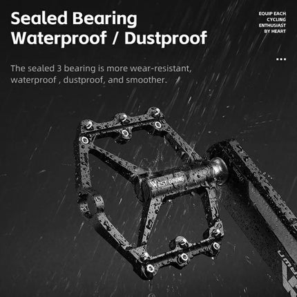 681 Pedali per bicicletta in lega di alluminio leggero a 3 cuscinetti - Viola