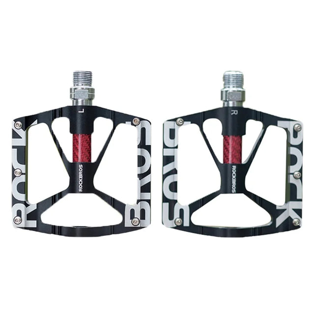 Rockbros K307T ultralahke kolesarske pedale s široko platformo – črne
