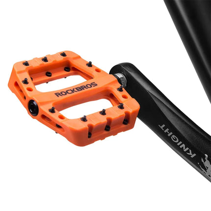 2166 Pedales de bicicleta de montaña en fibra de nylon - Naranja