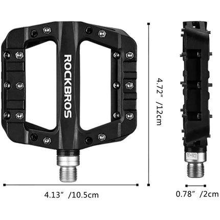 2172 Pedali per mountain bike in fibra di nylon - Nero