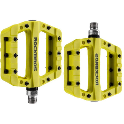 2178 Pedales de bicicleta de montaña de fibra de nylon ligero - Verde