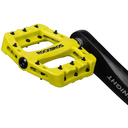 2178 Pedales de bicicleta de montaña de fibra de nylon ligero - Verde