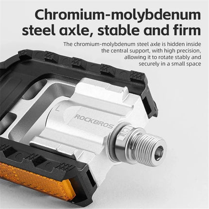 1311 Pedali per bicicletta pieghevoli leggeri a sgancio rapido in lega di alluminio