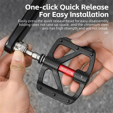 1797Pedal de aleación de aluminio de liberación rápida con 3 rodamientos