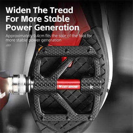 1797Pedal de aleación de aluminio de liberación rápida con 3 rodamientos