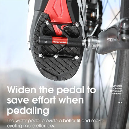 1207 Pedali per Bicicletta 3 cuscinetti Lega di Alluminio MTB