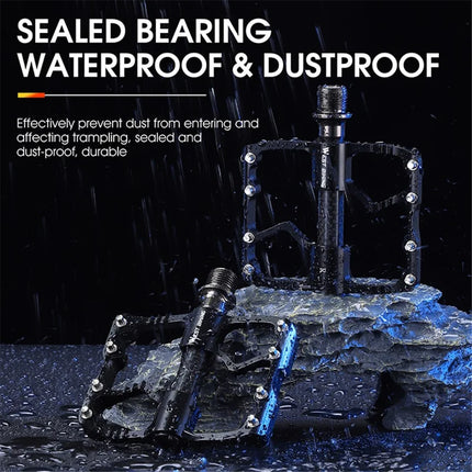 669 Non-slip pedals in aluminum alloy + carbon fiber