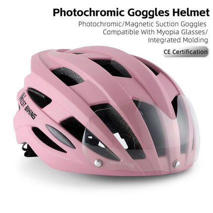 1347 Casco da ciclismo con lenti fotocromatiche eu posteriore