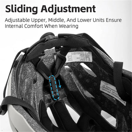 1347 Casco da ciclismo con lenti fotocromatiche eu posteriore