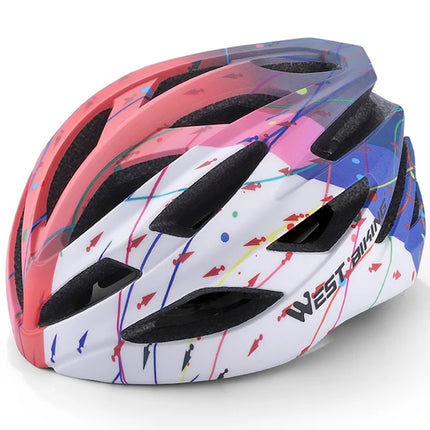 Casco de ciclismo para mujeres - Multicolor 1806