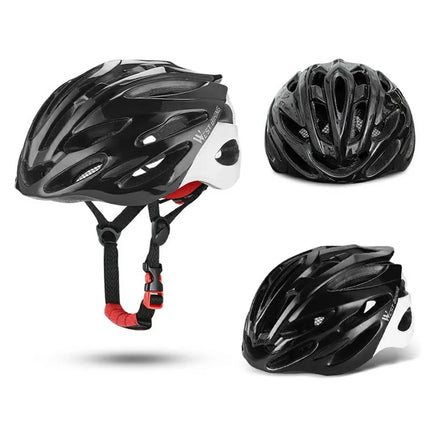770 Casco da ciclismo graduato con imbottitura ammortizzante MTB - Nero+Bianco