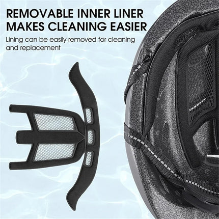 922 Casco da bici con occhiali magnetici integrati leggero - Rosso