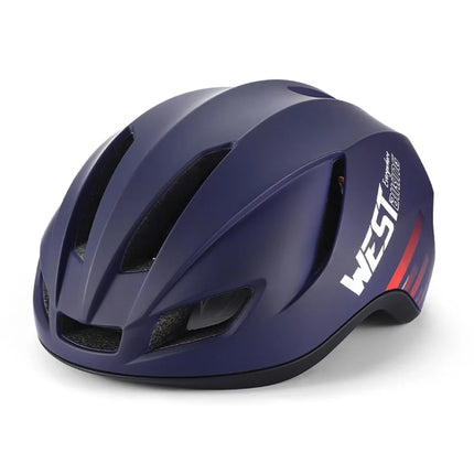 1101Casque de vélo léger avec éclairage arrière LED - Violet