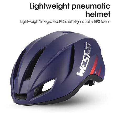 1101Casque de vélo léger avec éclairage arrière LED - Violet