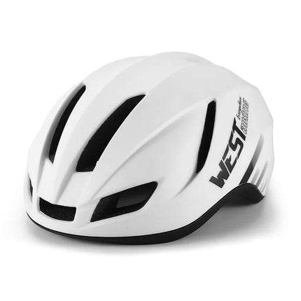 1338Casque de vélo léger avec éclairage arrière LED - Bleu