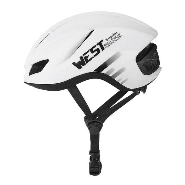1338Casque de vélo léger avec éclairage arrière LED - Bleu