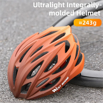 1875Casque de cyclisme en dégradé de couleurs en PC+EPS respirant