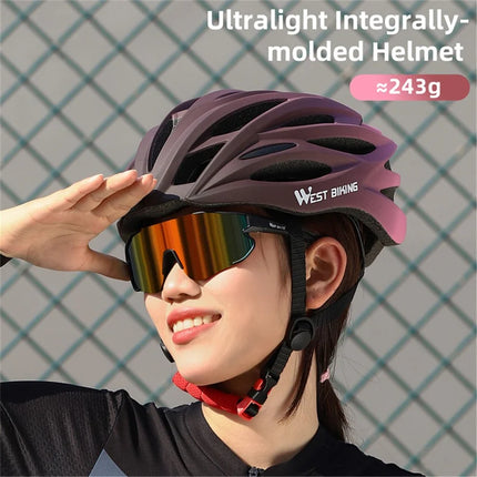 581Casque de cyclisme dégradé, protection de la tête PC+EPS