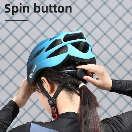 57Casque de cyclisme dégradé avec protection de la tête PC+EPS respirant - Noir