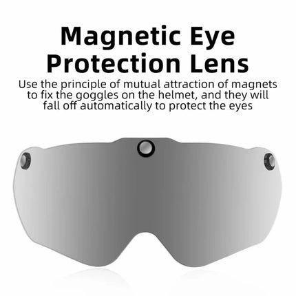 998Casque de vélo avec absorption chocs EPS et visière de lunettes