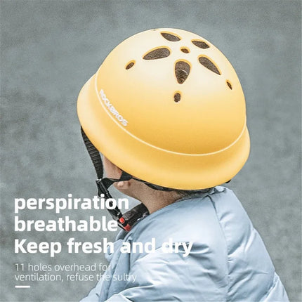 1020Casque de vélo pour enfants avec absorption des chocs - Bleu