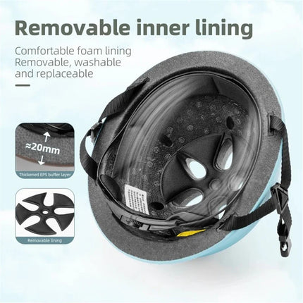 1003Casque de vélo pour enfants avec absorption des chocs - Jaune