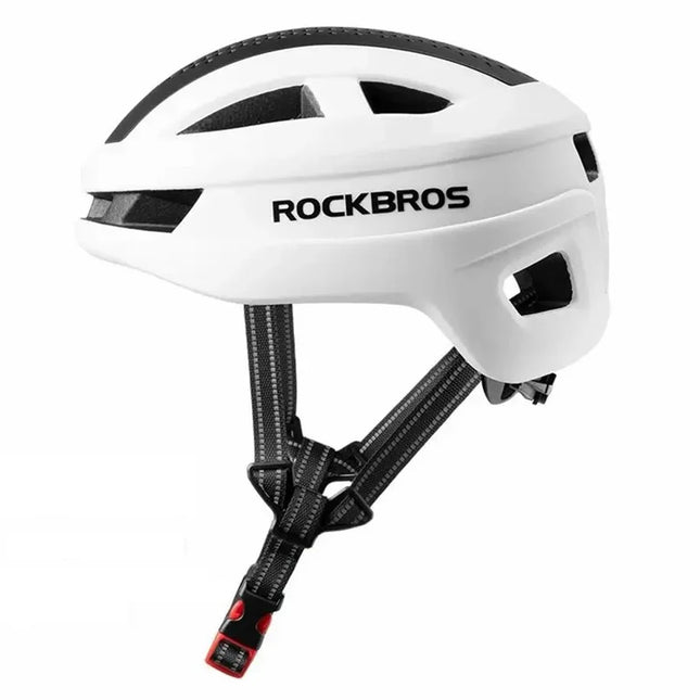24Casque de vélo respirant avec protection de la tête (Design Mat) - Blanc