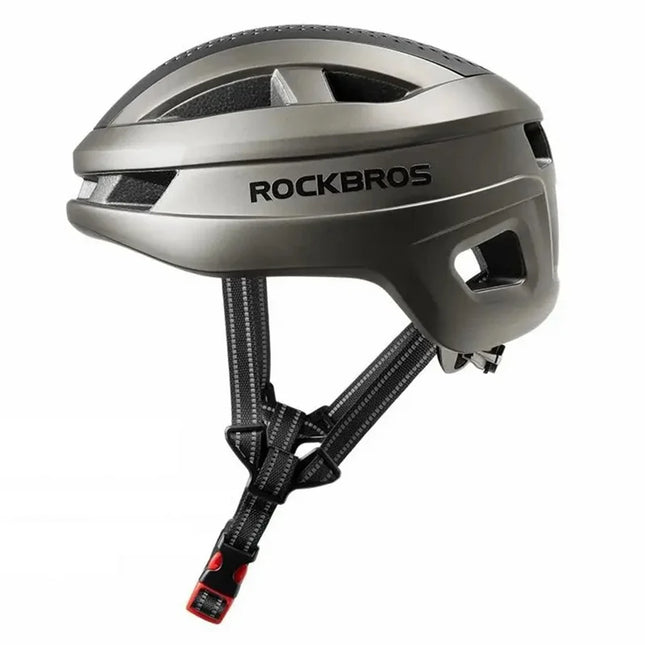 735 Breathable bike helmet with head protection (Matte Design) - Titanium