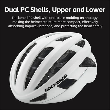 698 Cycling helmet with head protection in PC+EPS - Matte/Purple
