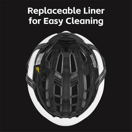 821 Cycling helmet with head protection in PC+EPS - Glossy/Gray